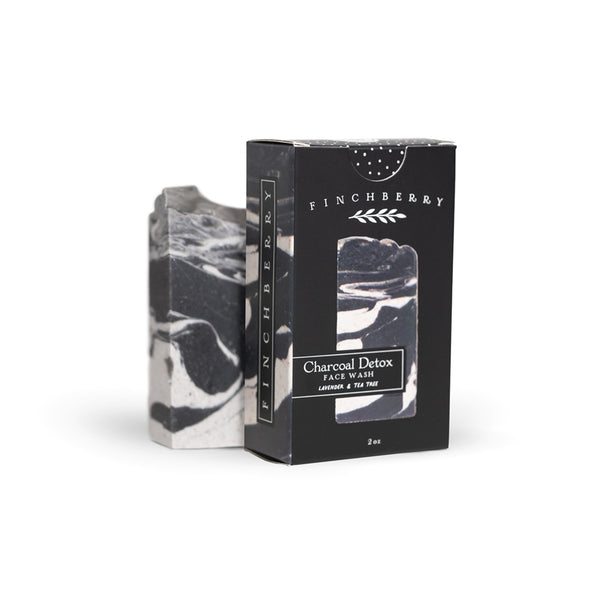 Charcoal Tea Tree Detox - Handcrafted Vegan Face Soap -2.25oz