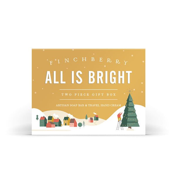 Holiday All is Bright - 2 Piece Gift Box