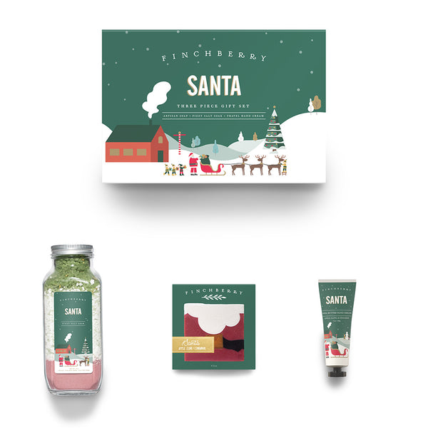 Holiday Santa - 3 Piece Gift Set